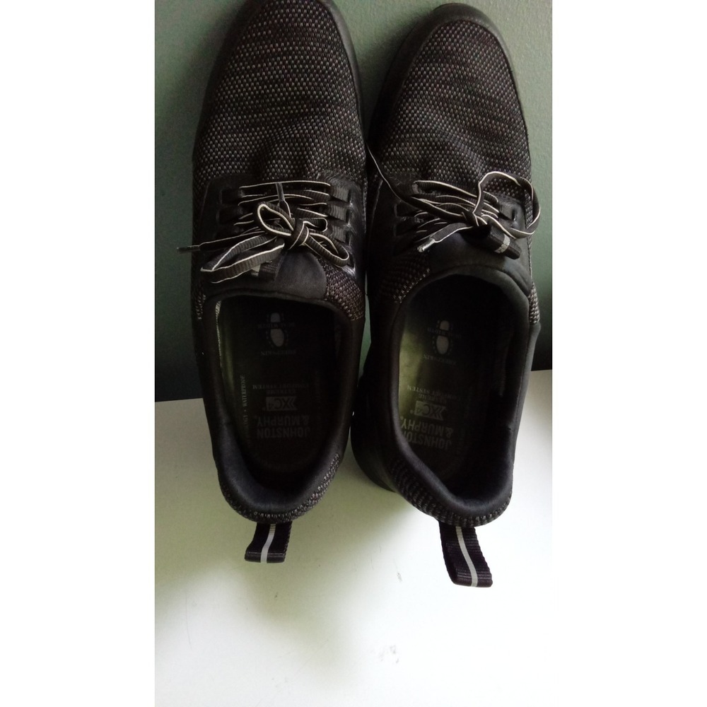 Johnston & Murphy‎ XC4 Mens Black Knit Athletic Casual Comfort Sneakers